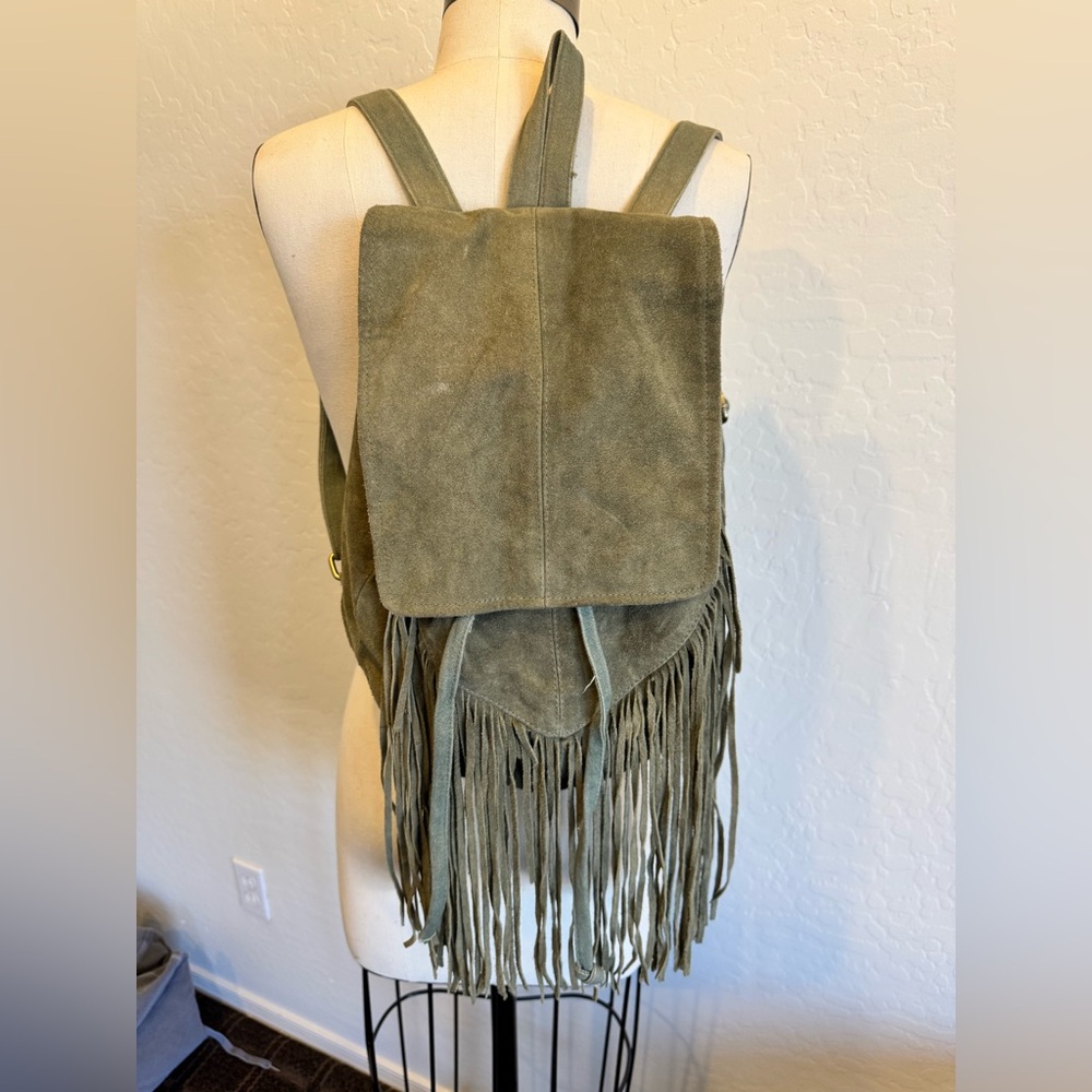 Free People Earthbound fringe backpack